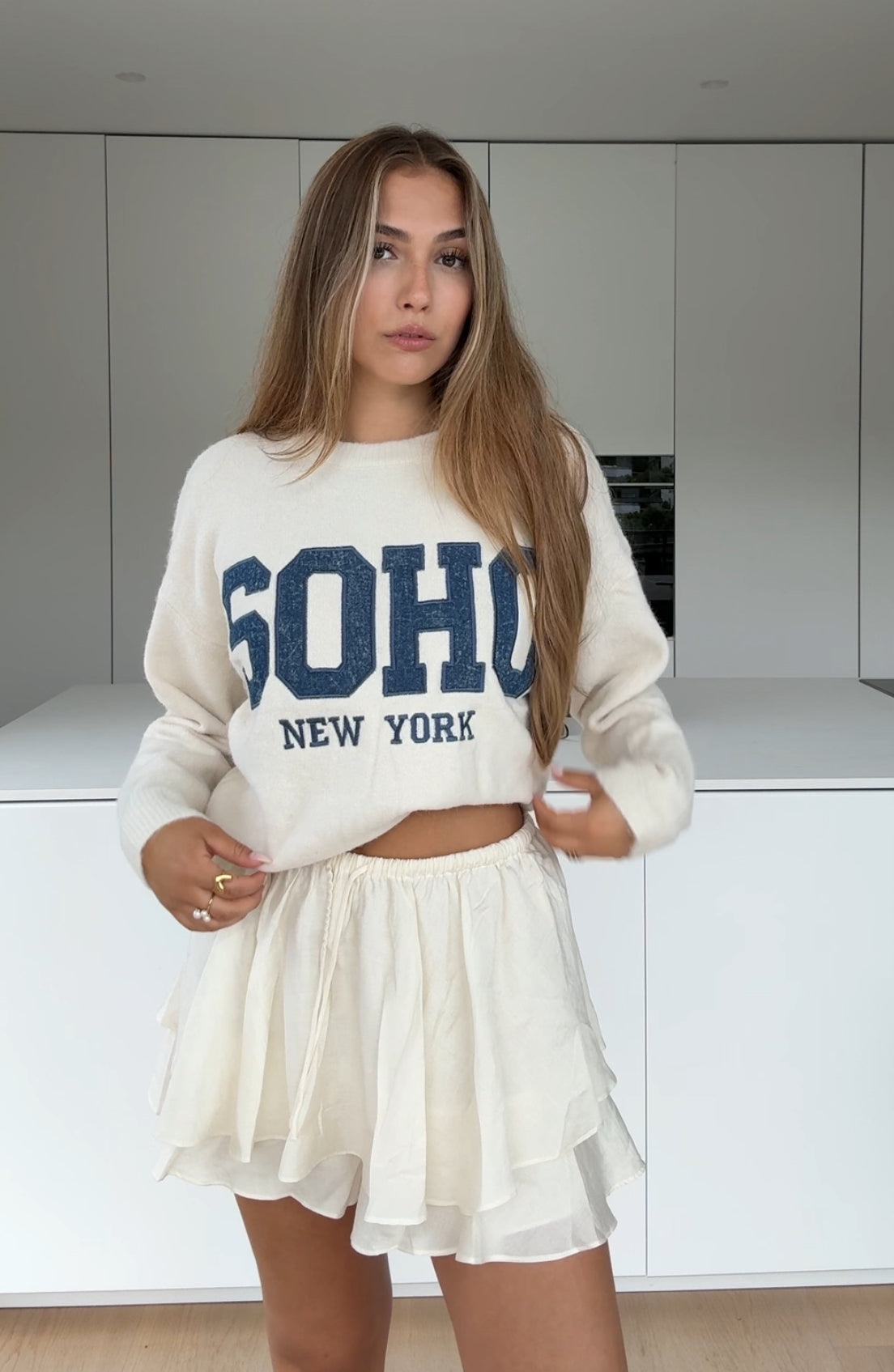 SOHO KNIT SWEATER CHAI