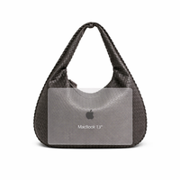 Shell Weave Maxi Bag Grey