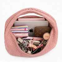 Shell Weave Maxi Bag Pink