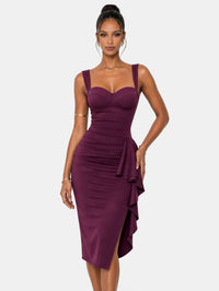 Formal cocktail midi dress