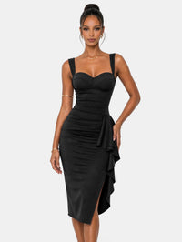 Formal cocktail midi dress