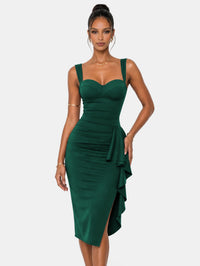 Formal cocktail midi dress