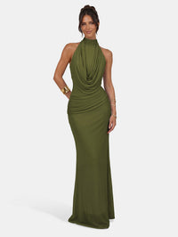 Halter Formal Maxi Dress