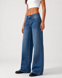 Low Waist Wide Leg – Rich Indigo