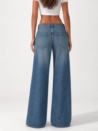 Low Waist Wide Leg – Light Blue Wash