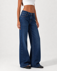 Low Waist Wide Leg – Deep Navy