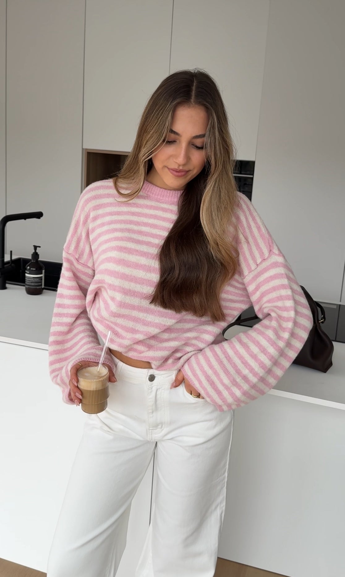 SOFT STRIPED PULLOVER COTTON