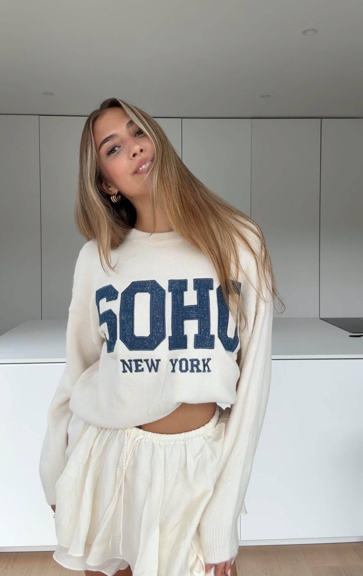 SOHO KNIT SWEATER CHAI
