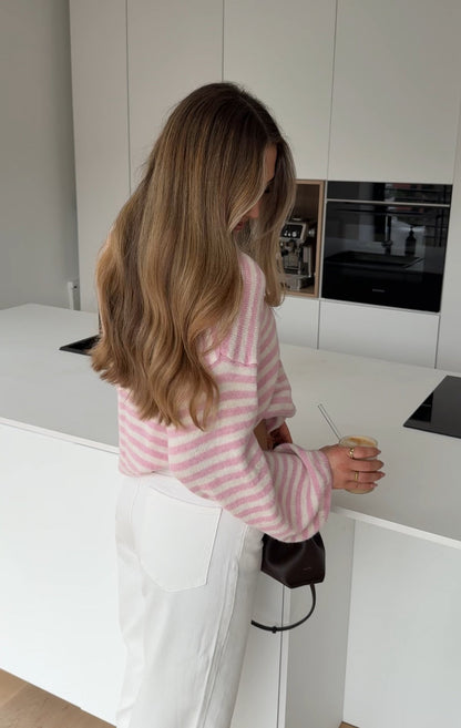 SOFT STRIPED PULLOVER COTTON