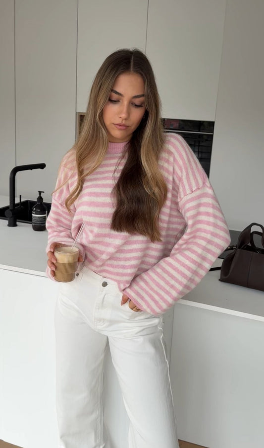 SOFT STRIPED PULLOVER COTTON