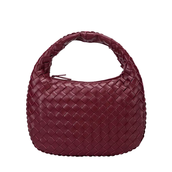 Shell Weave Mini Bag Red