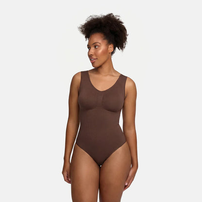 Tank Bodysuit Sculpting Shapewear mit Slip