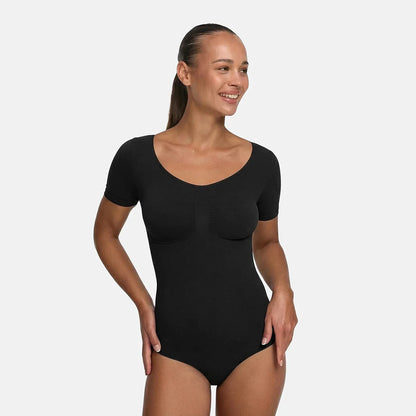 T-Shirt Bodysuit Sculpting Shapewear mit Slip