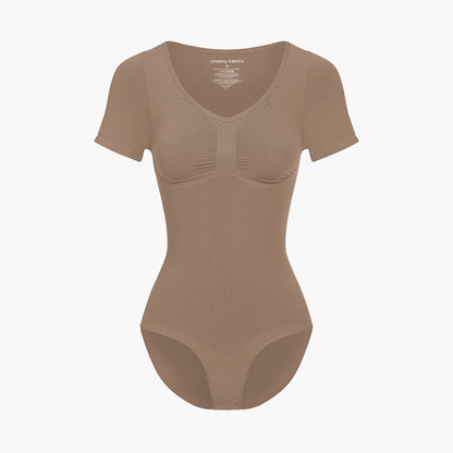 T-Shirt Bodysuit Sculpting Shapewear mit Slip