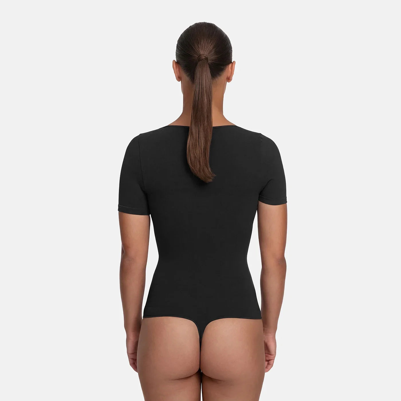 T-Shirt Bodysuit Sculpting Shapewear mit String