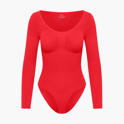 Bodysuit Sculpting Shapewear Longsleeve mit Slip