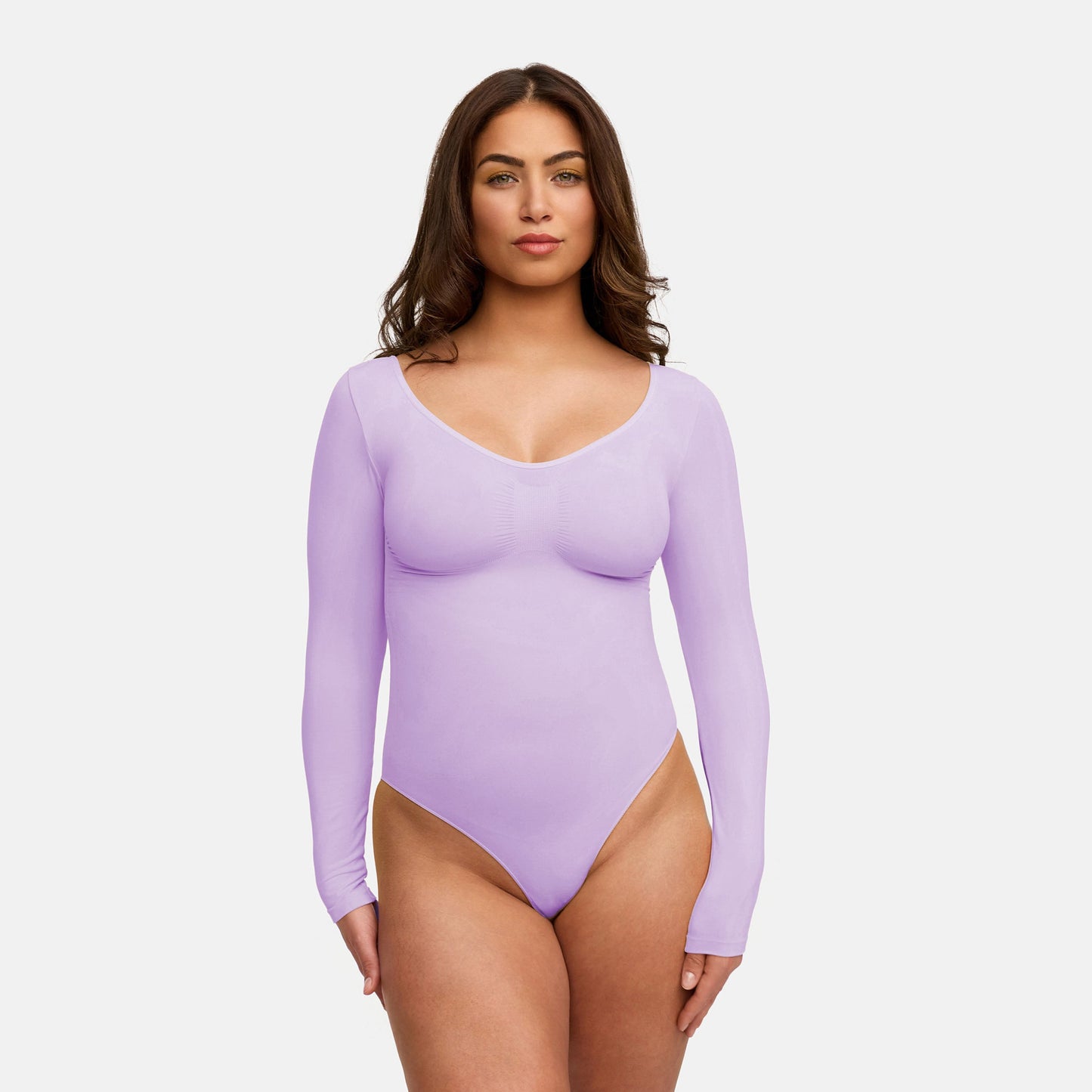 Bodysuit Sculpting Shapewear Longsleeve mit Slip