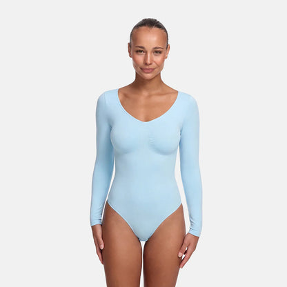 Bodysuit Sculpting Shapewear Longsleeve mit Slip