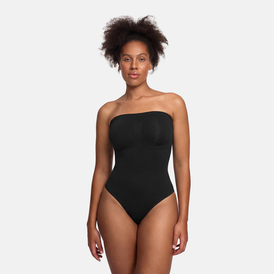Trägerloser Bodysuit Sculpting Shapewear mit String