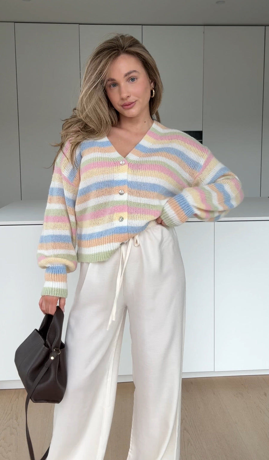 Rainbow Cardigan Pastell