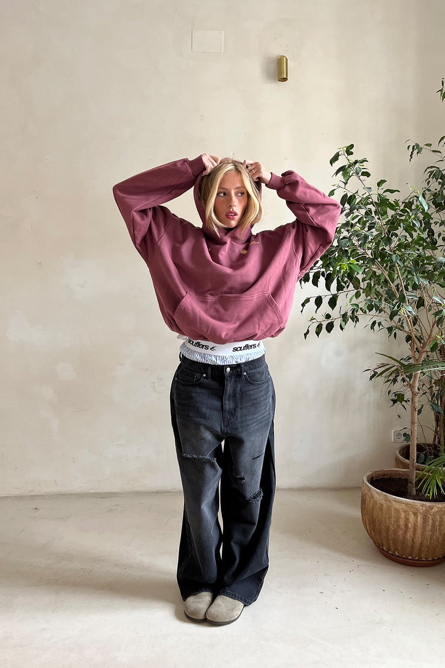Oversized Sweatshirt „With Love“