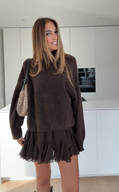 SOFT TURTLENECK CHOCOLATE