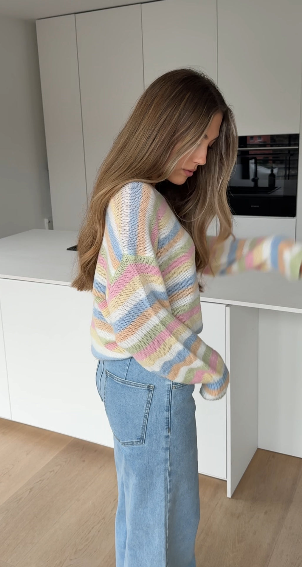 V-NECK PULLOVER RAINBOW