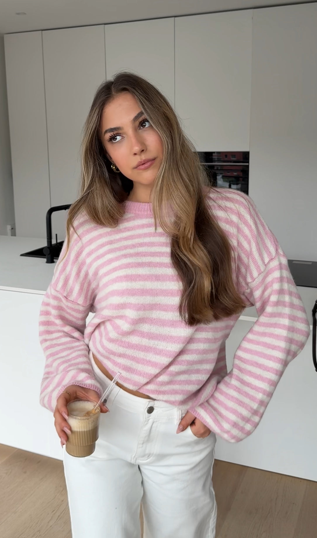 SOFT STRIPED PULLOVER COTTON