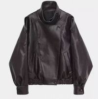 Carmen – Lederjacke mit Stehkragen