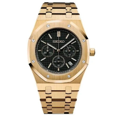 VOAK ROSE GOLD BLACK DIAL