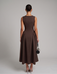 Cap Sleeve Maxikleid
