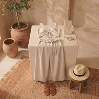 Carmen – Linen Two-Piece Cream