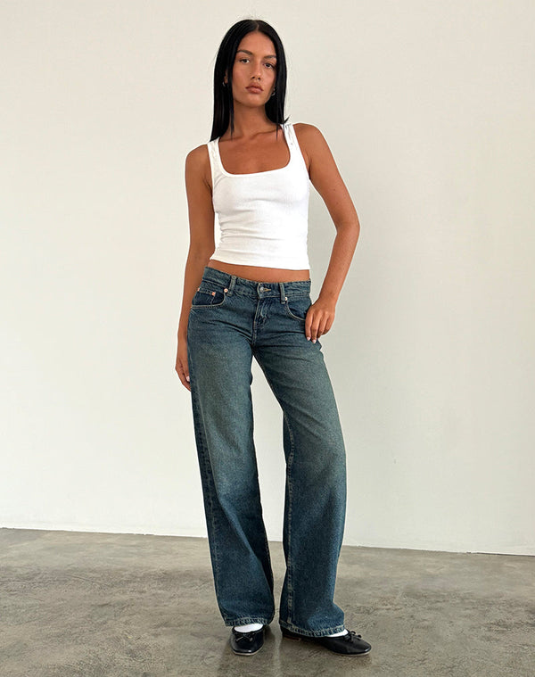 Low-rise jeans