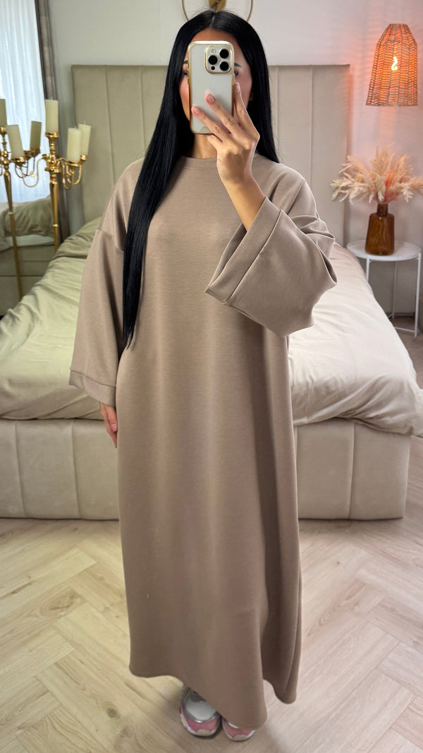 Straight Fit Maxi Sweater Dress