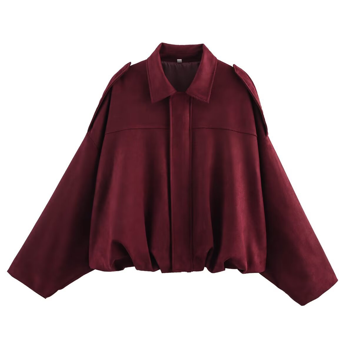CROPPED SUEDO MANTEL