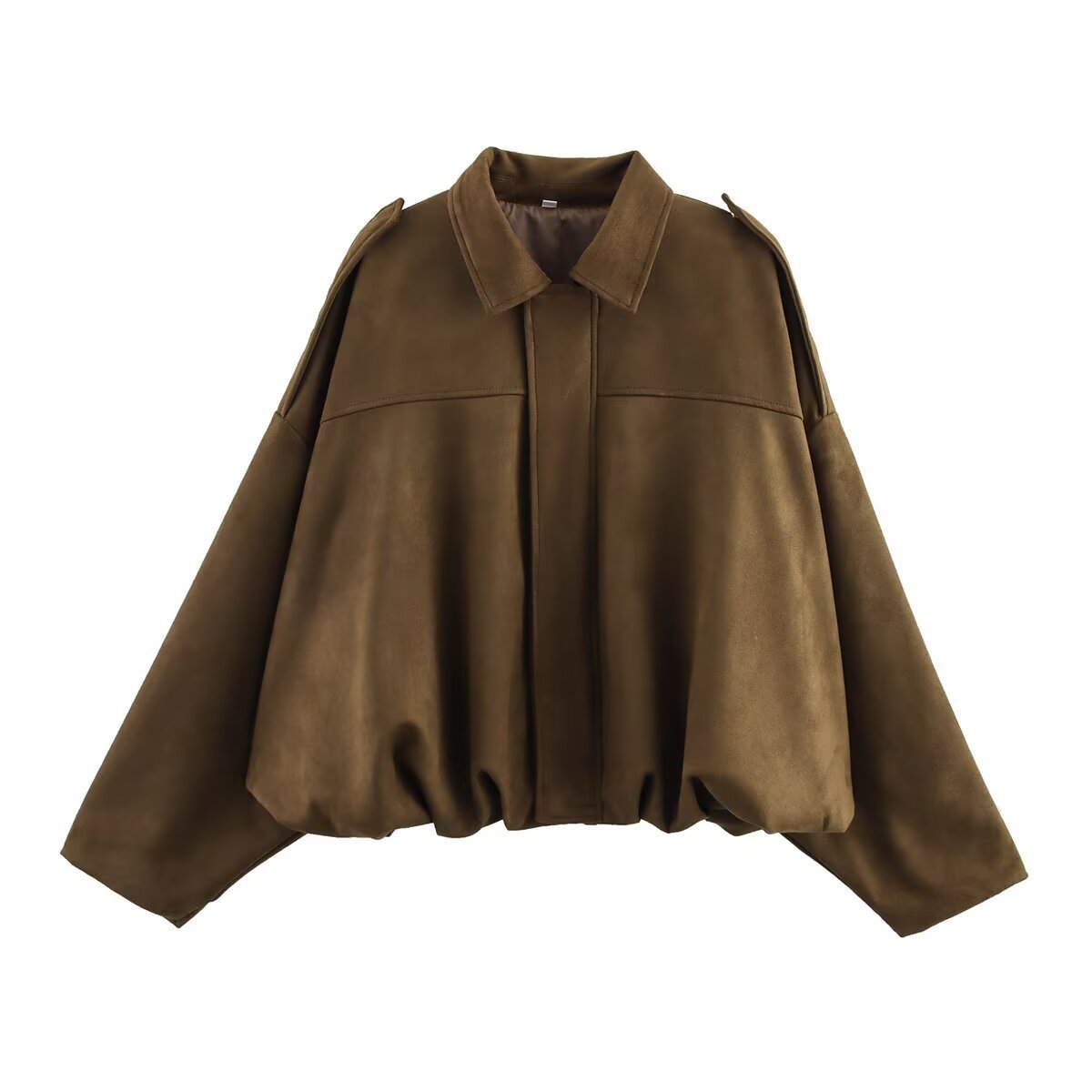 CROPPED SUEDO MANTEL