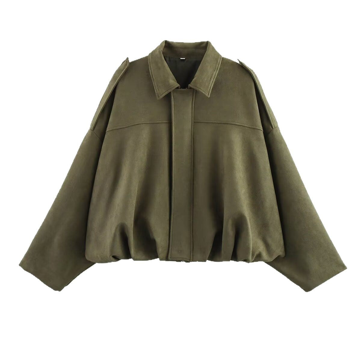 CROPPED SUEDO MANTEL