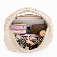 Shell Weave Maxi Bag Beige