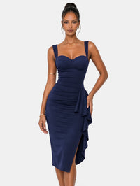 Formal Cocktail Midi Dress
