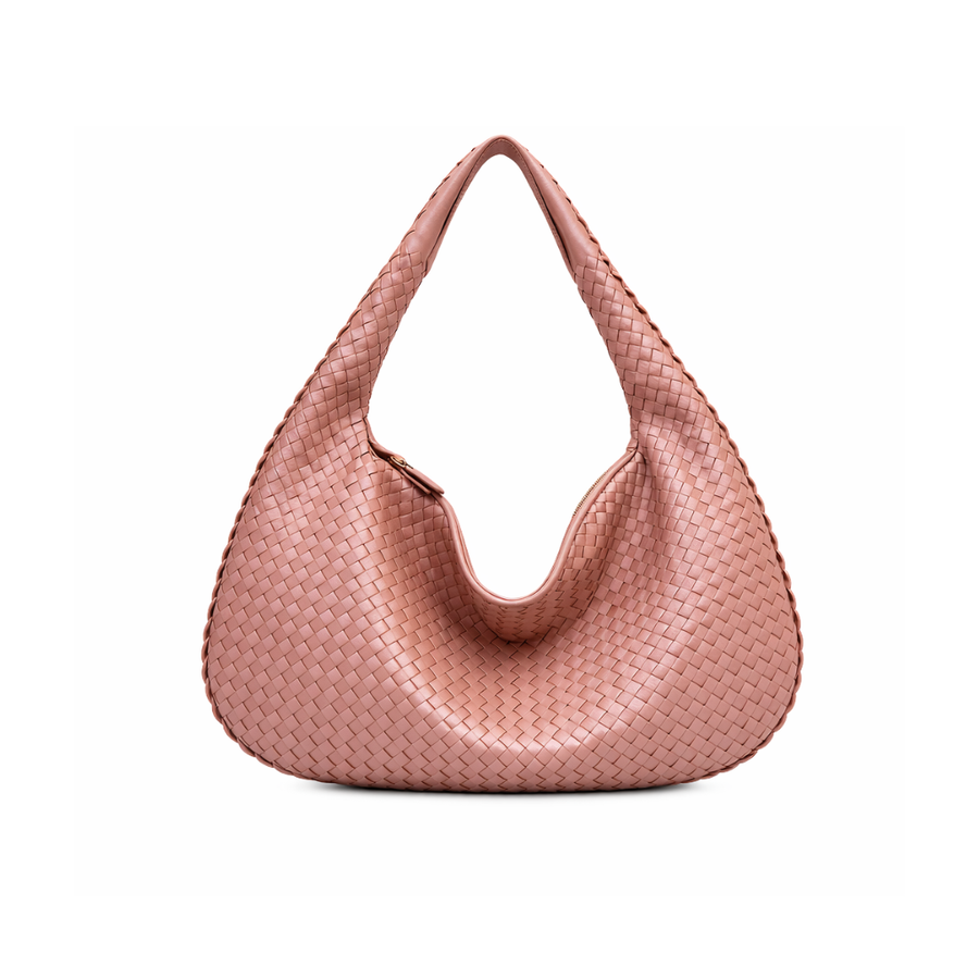 Shell Weave Maxi Bag Pink