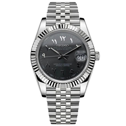 VESTJUST GREY ARABIC DIAL