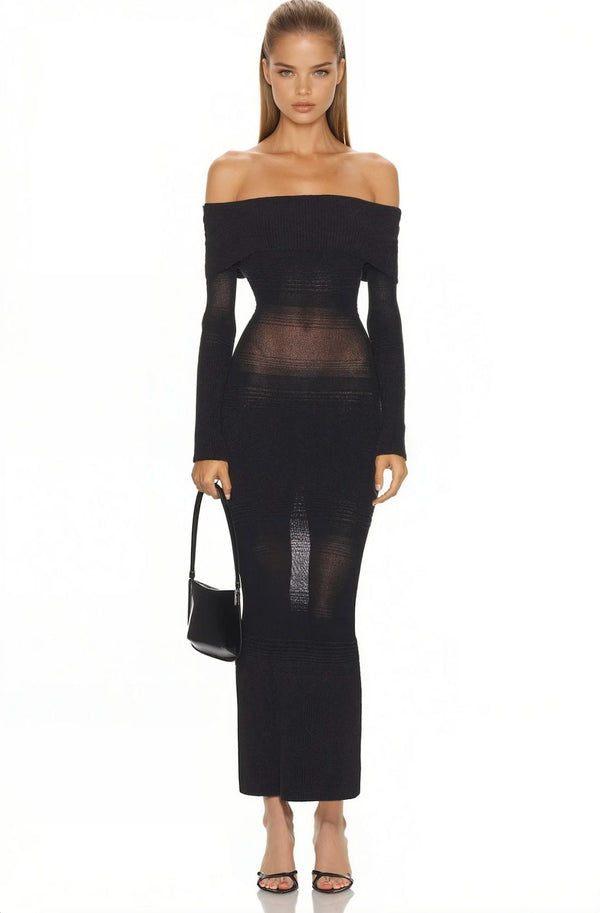 Long Sleeve Knit Dress