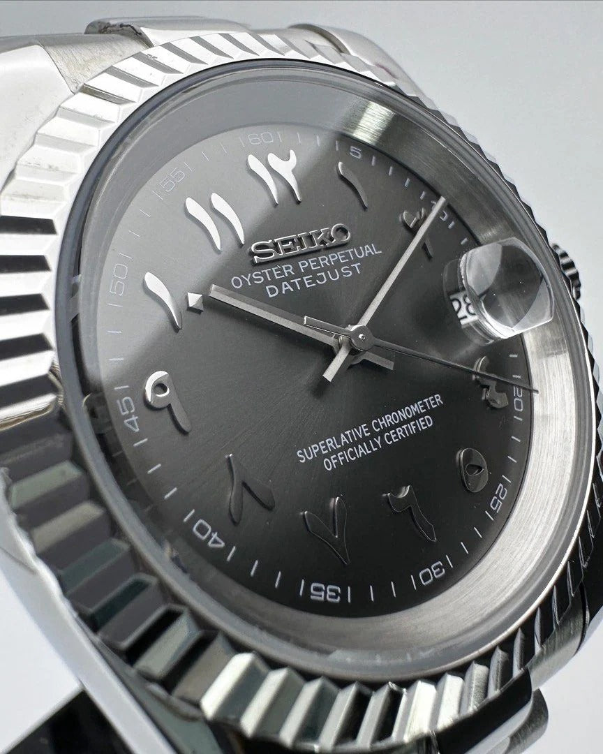 VESTJUST GREY ARABIC DIAL