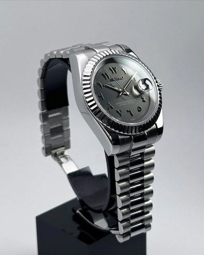 VESTJUST GREY ARABIC DIAL