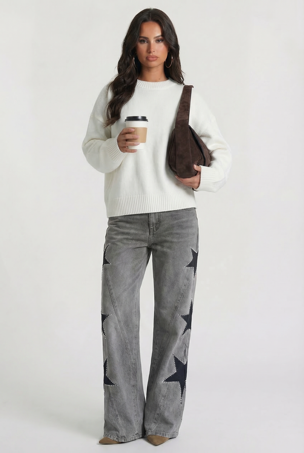 Star Denim Jeans Grey