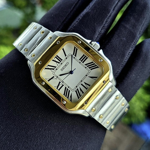 VARTIER VESTOS GOLD WHITE DIAL