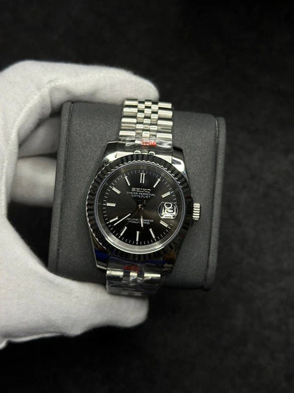 VESTJUST BLACK ROMAN DIAL
